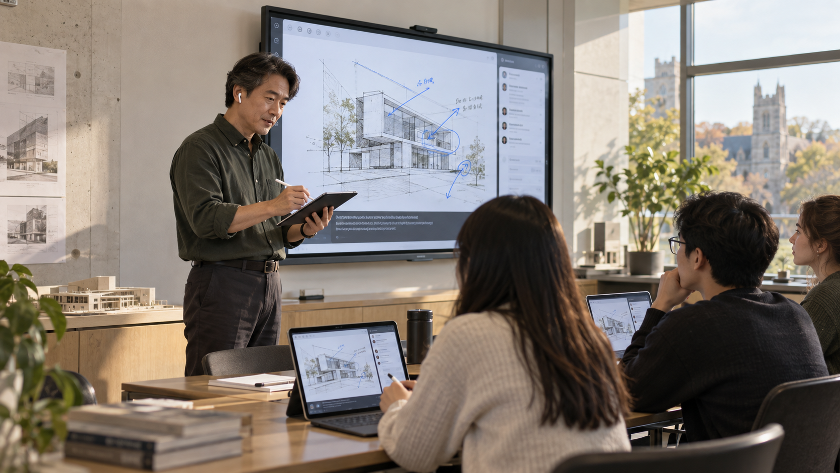 大学の授業システムを、教員自身のプラットフォームに